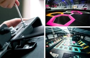 Indoor trampoline park design manufacturing