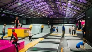 Trampoline park equipment

