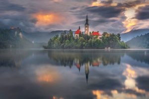 Photographing Bled Lake